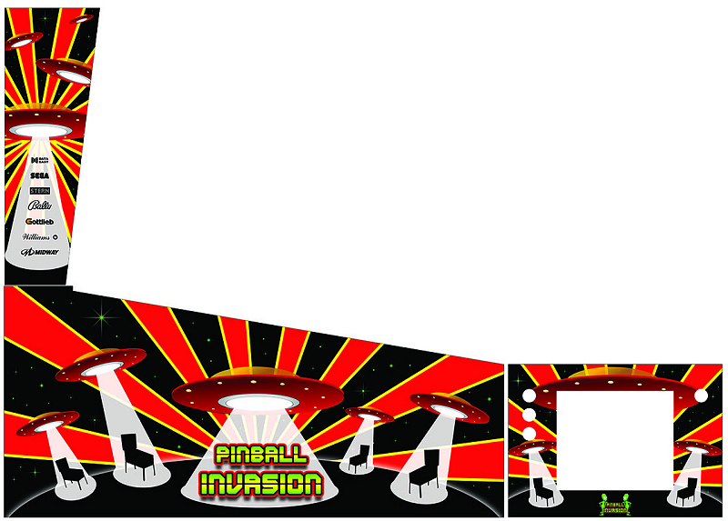 Virtual Pinball U.S.A Alien Invasion-Pinball Theme