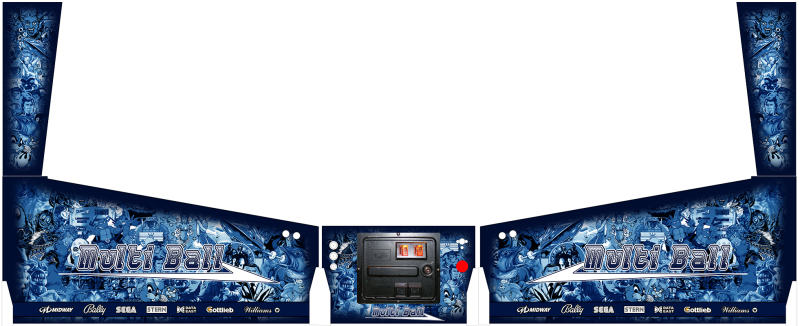 Virtual Pinball U.S.A Multiball Blue-Pinball Theme