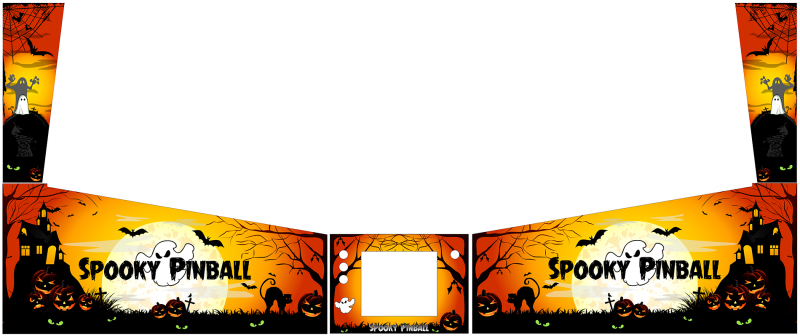 Virtual Pinball U.S.A Spooky-Pinball Theme